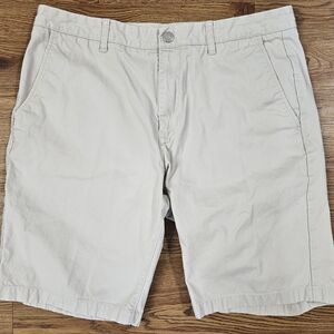 Bonobos Men’s Shorts Size 36, 11” Inseam 100% Cotton Light Beige/Khaki VGUC